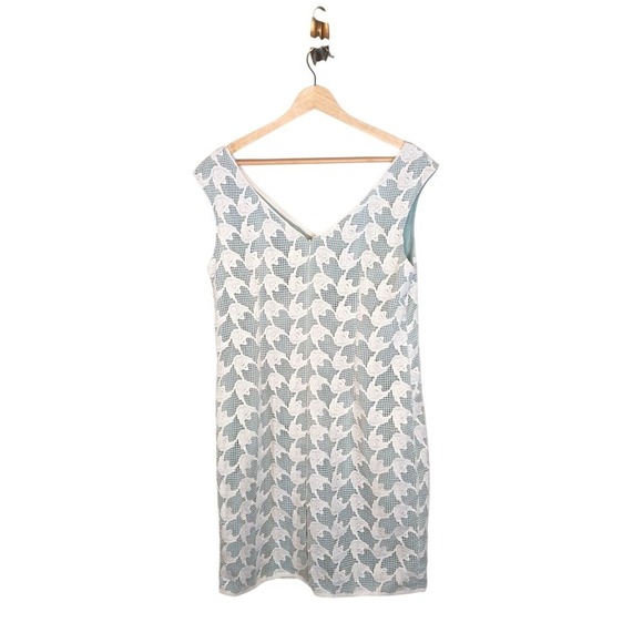 Tory Burch Dresses & Skirts - Tory Burch Lace Sheath Dress Womens 12 Mint Green Sleeveless Cocktail